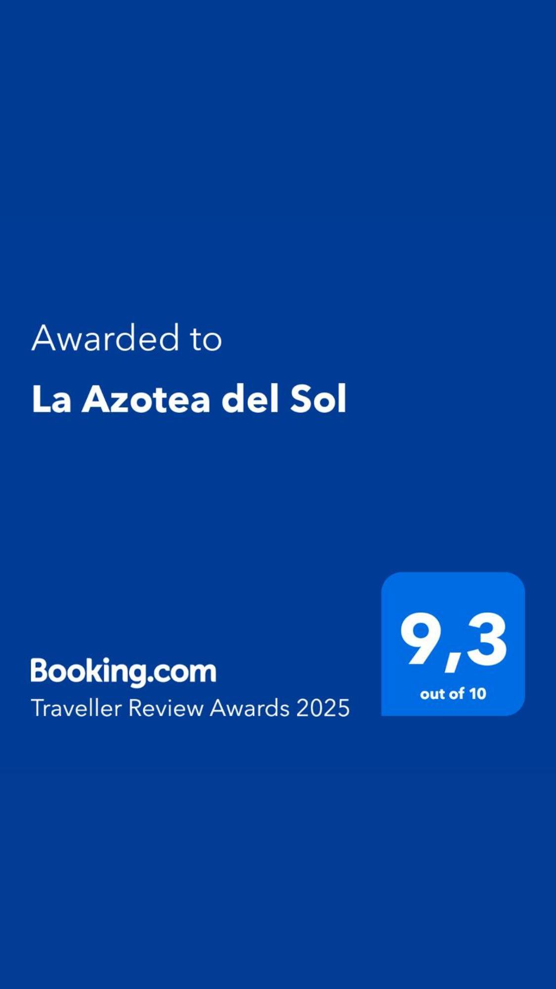 La Azotea Del Sol Apartament *